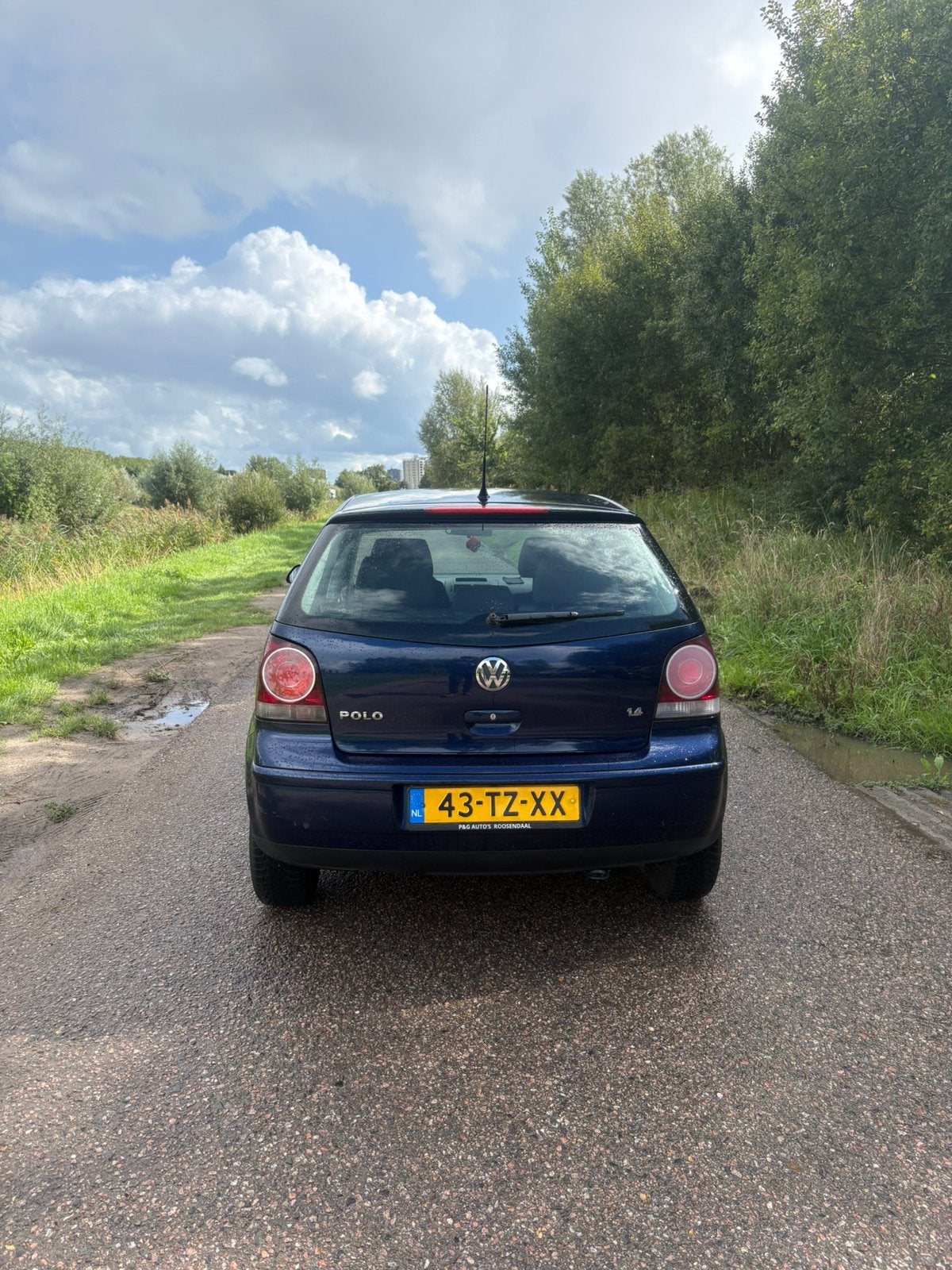 Volkswagen Polo 1.4 16V 59KW 2007 Blauw, Auto's, Voorwielaandrijving, 40 €/maand, 4 cilinders, Blauw
