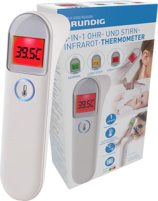 Grundig Infrarood Thermometer - Mens, Dier & Objecten, Nieuw, Ophalen of Verzenden, Lichaamsthermometer, <