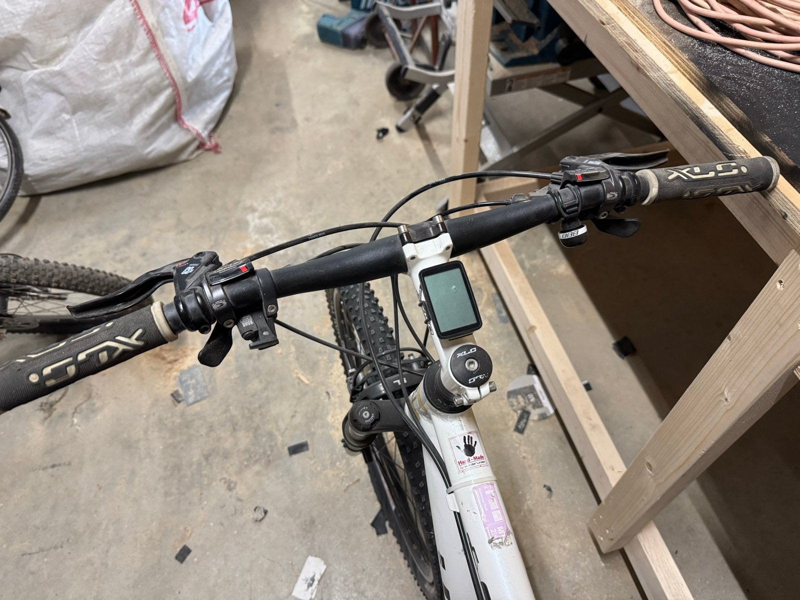Witte Haibike mountainbike met 21 versnellingen, Fietsen en Brommers, Fietsen | Mountainbikes en ATB, Gebruikt, Hardtail, Ophalen