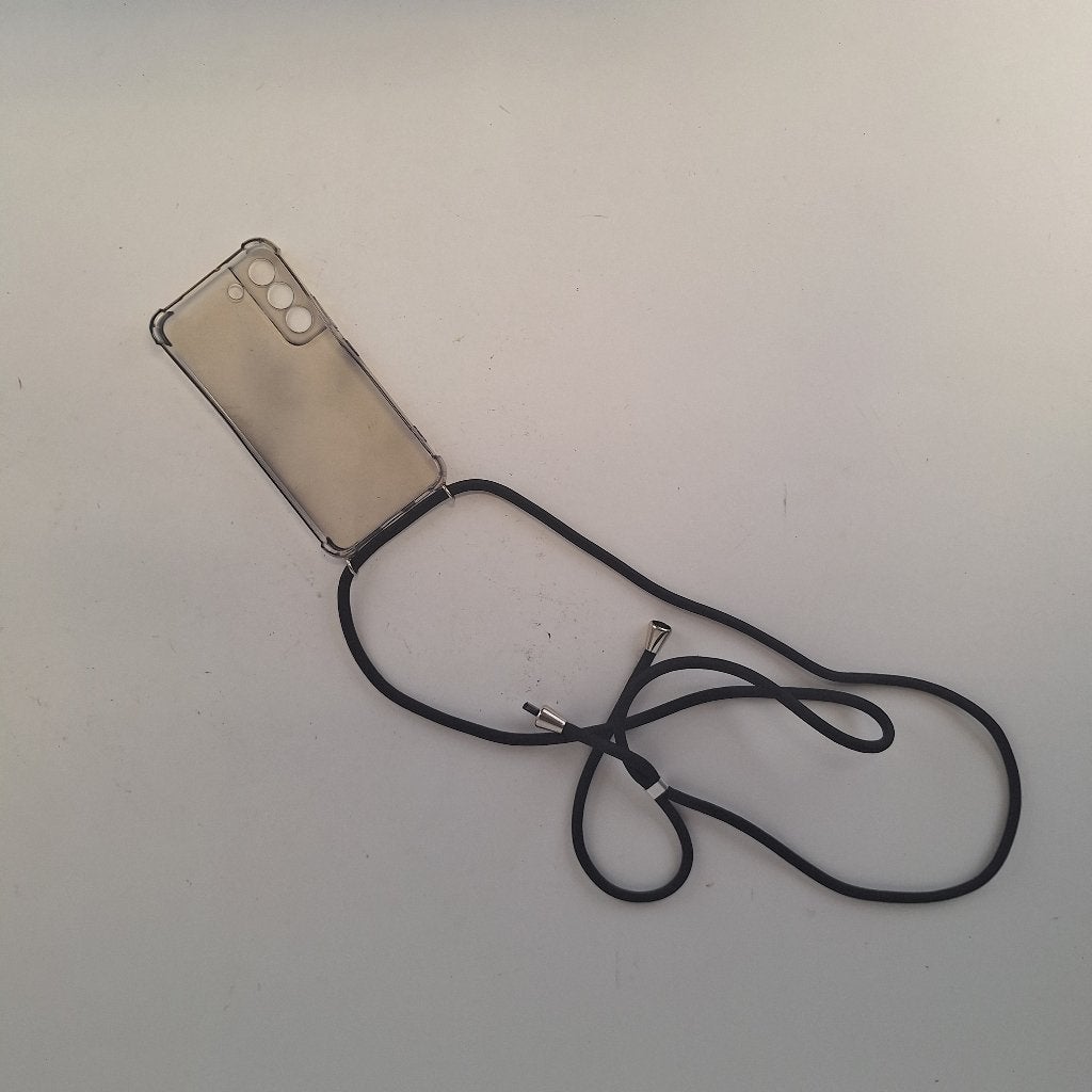 Hoesje Samsung Galaxy S22 met koord – Transparant