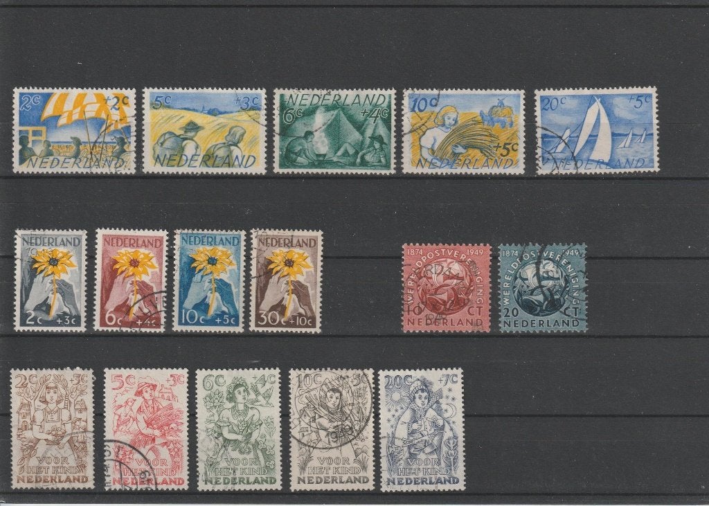 Nederland - jaargang 1949 gestempeld, compleet., Verzenden, Na 1940, Gestempeld