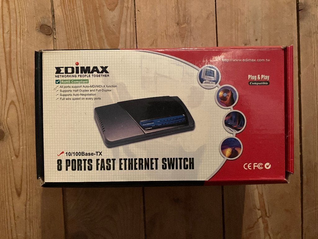 Edimax ethernet switch, Ophalen of Verzenden, Nieuw