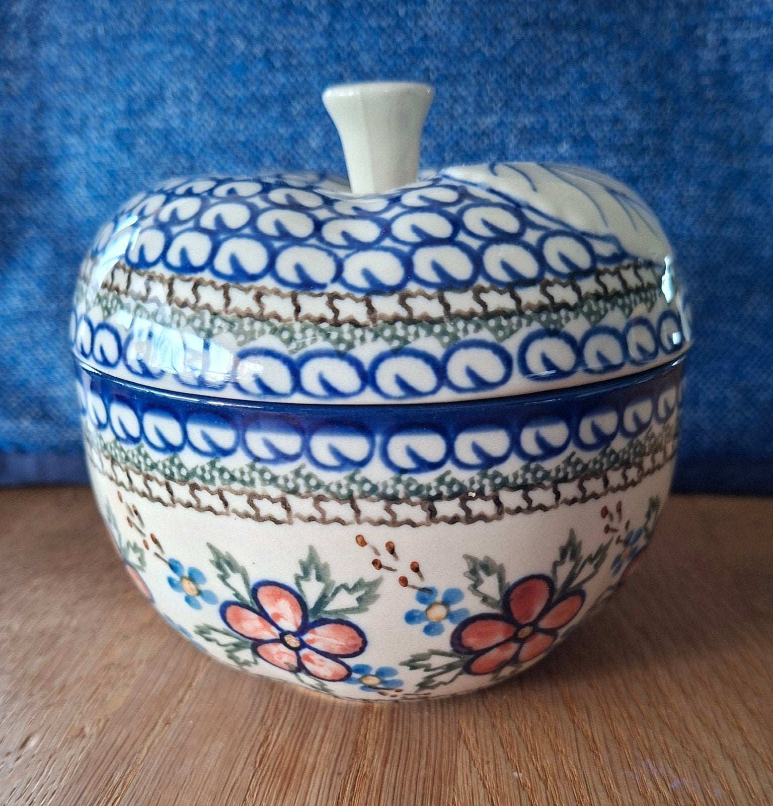 Bunzlau Appelpot - 500 ml, Gebruikt, ., Keramiek, Ophalen of Verzenden
