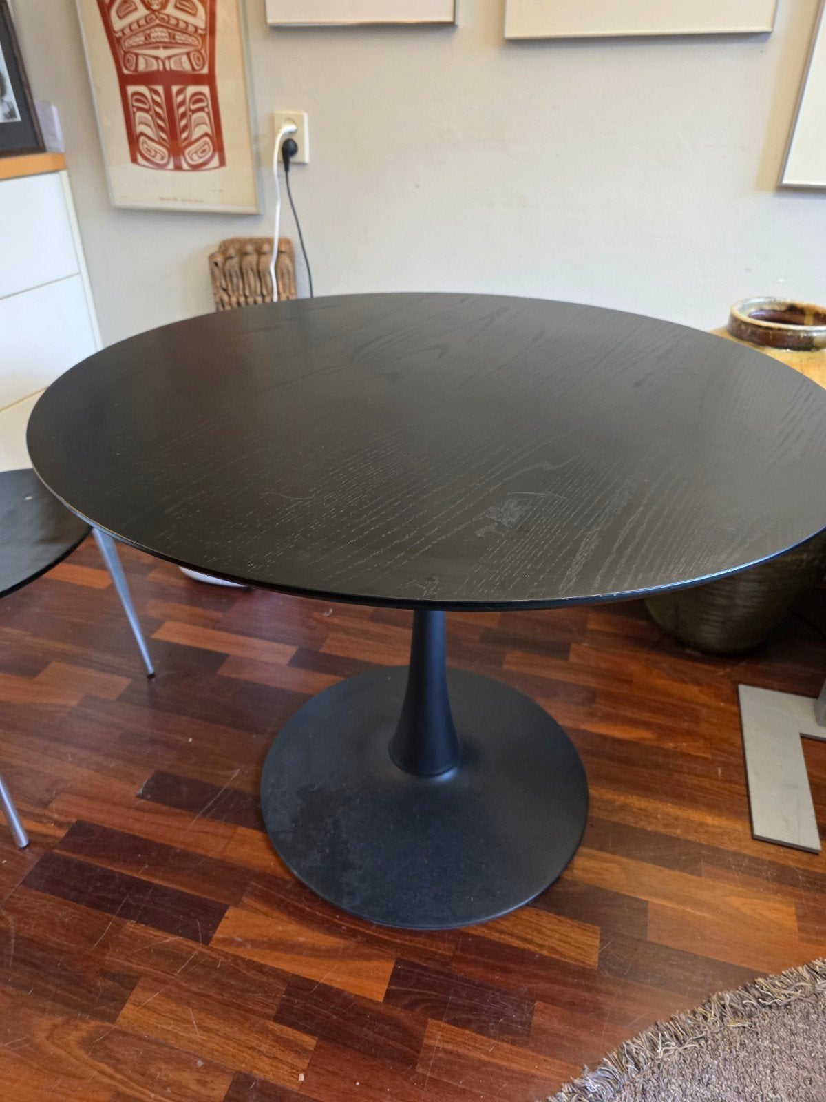 ronde tafel , tulip model. Dordrecht, Huis en Inrichting, Ophalen, Rond, Metaal, 100 tot 150 cm