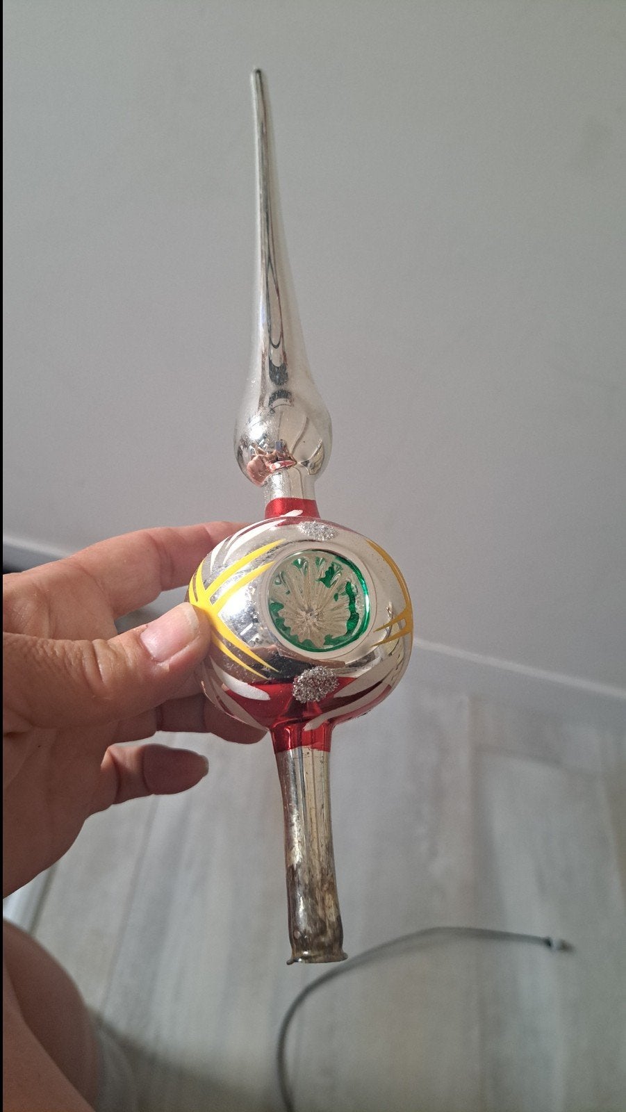 vitage piek met deukbal, Ophalen of Verzenden