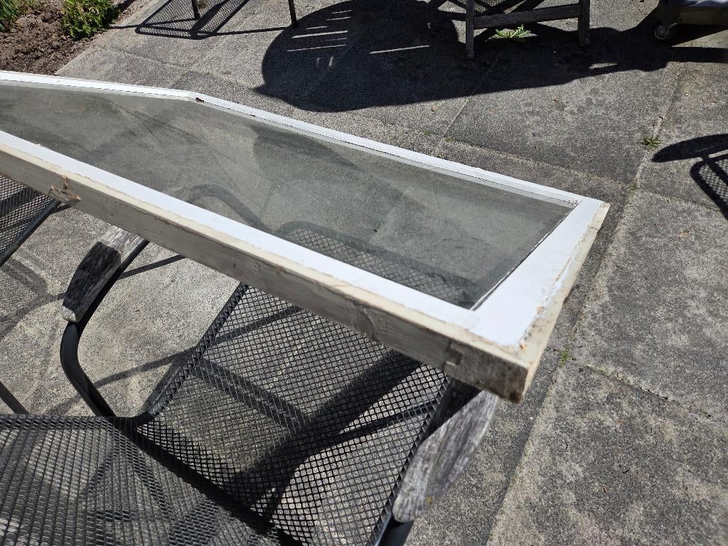 Kozijn met enkel glas, Ophalen, Gebruikt, 120 tot 160 cm, 80 tot 120 cm