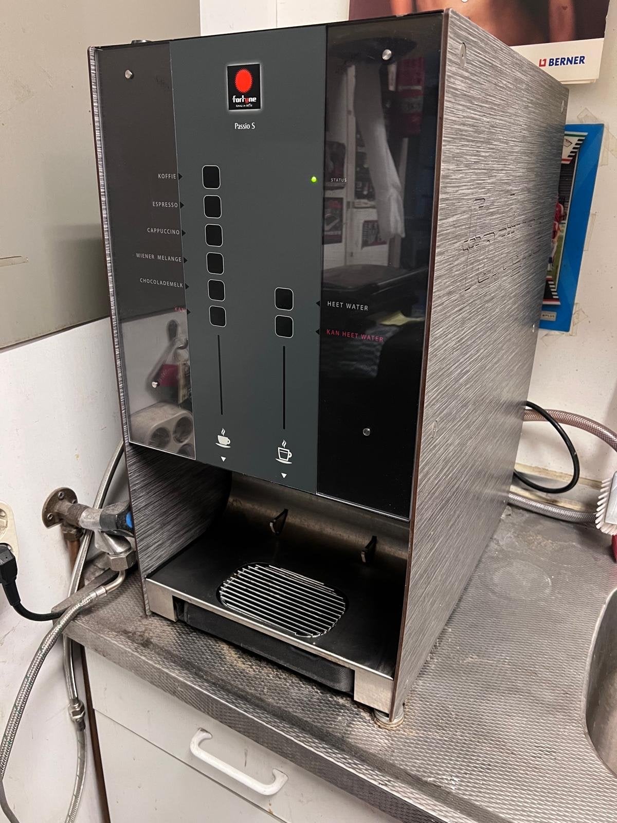 Fortune Passio S Koffiemachine - Gebruikt, Witgoed en Apparatuur, Ophalen, Gebruikt, 10 kopjes of meer, Koffiemachine