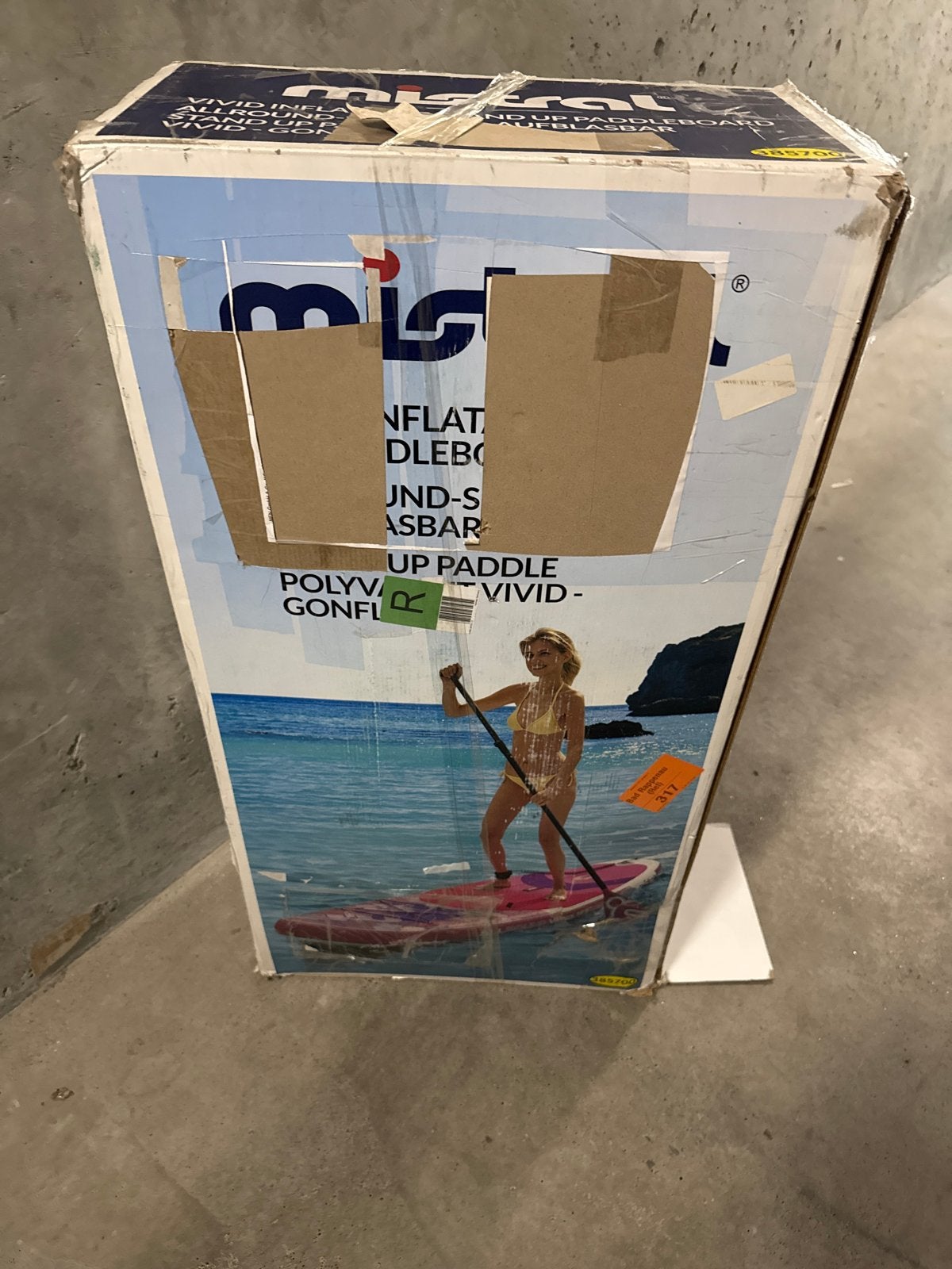Mistral sup van de lidl 2x gebruikt, Watersport en Boten, Ophalen, Zo goed als nieuw, SUP-boards