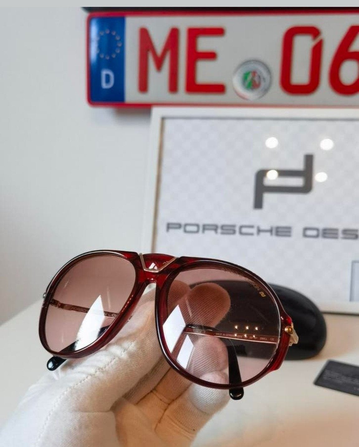 Origineel porsche design vintage heren zonnebril by carrera, Overige merken, Zonnebril, Bruin, Ophalen of Verzenden