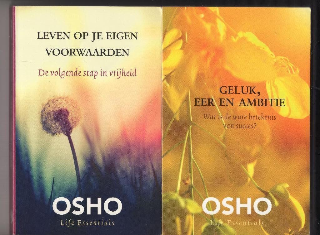 Osho 2 boeken, Boeken, Ophalen of Verzenden, Gelezen, Spiritualiteit algemeen, Overige typen