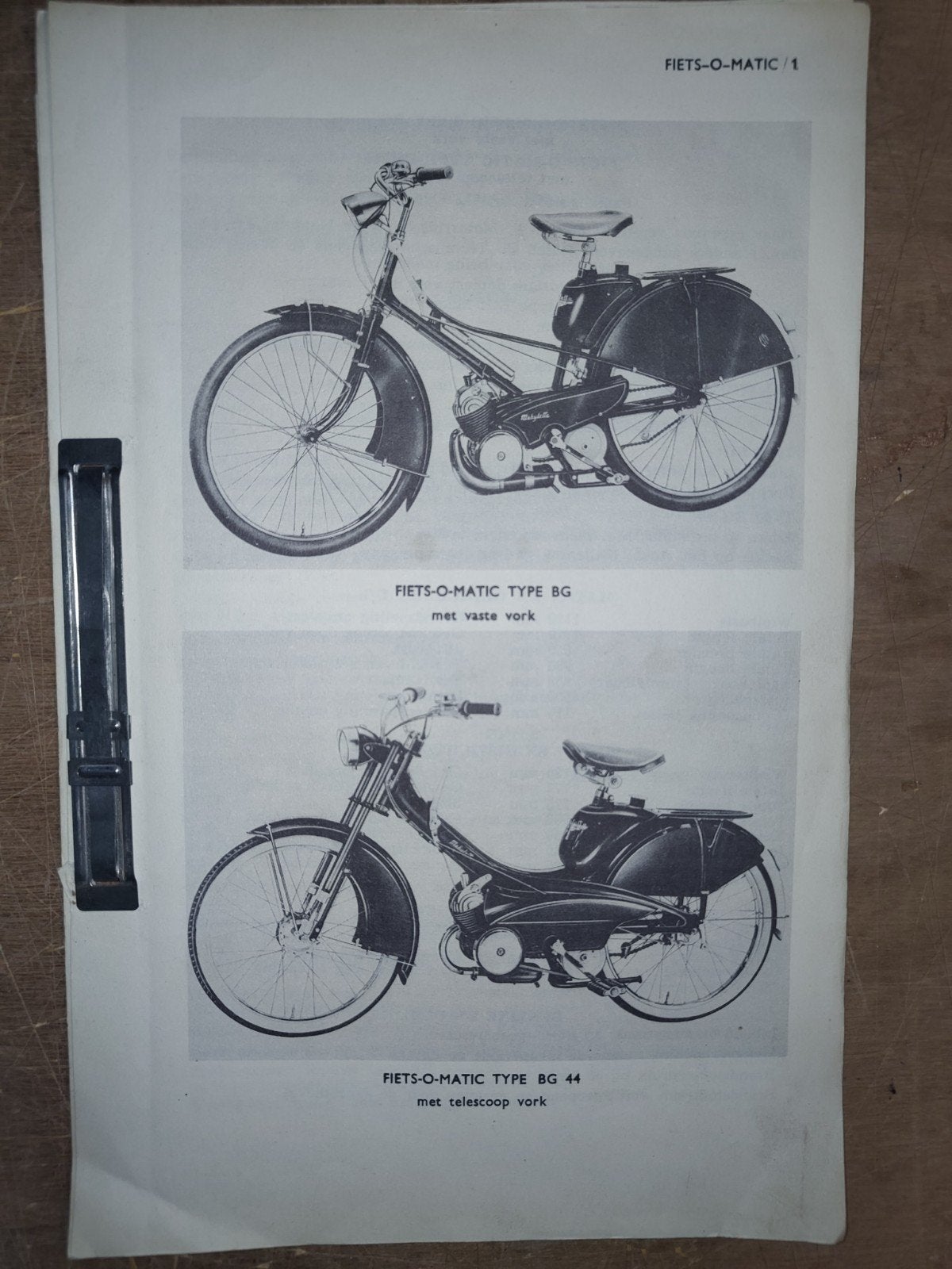 Werkplaats handleiding Fiets o Matic BG 44, Ophalen of Verzenden