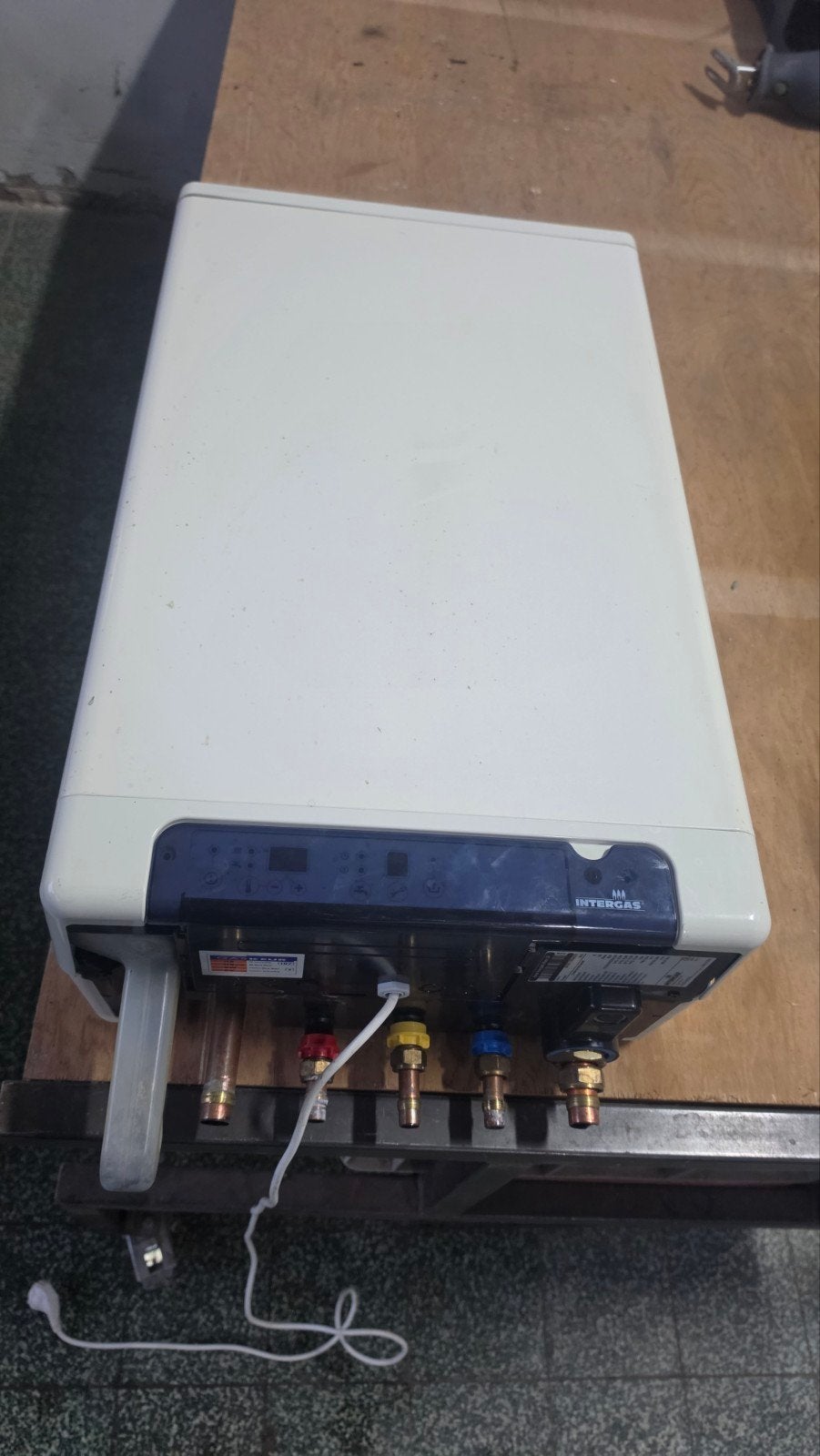 Intergas Kombi Kompakt HRE 28/24 CV-ketel, Ophalen, Gebruikt, Hoog rendement (Hr), Cv-ketel of Combi-ketel
