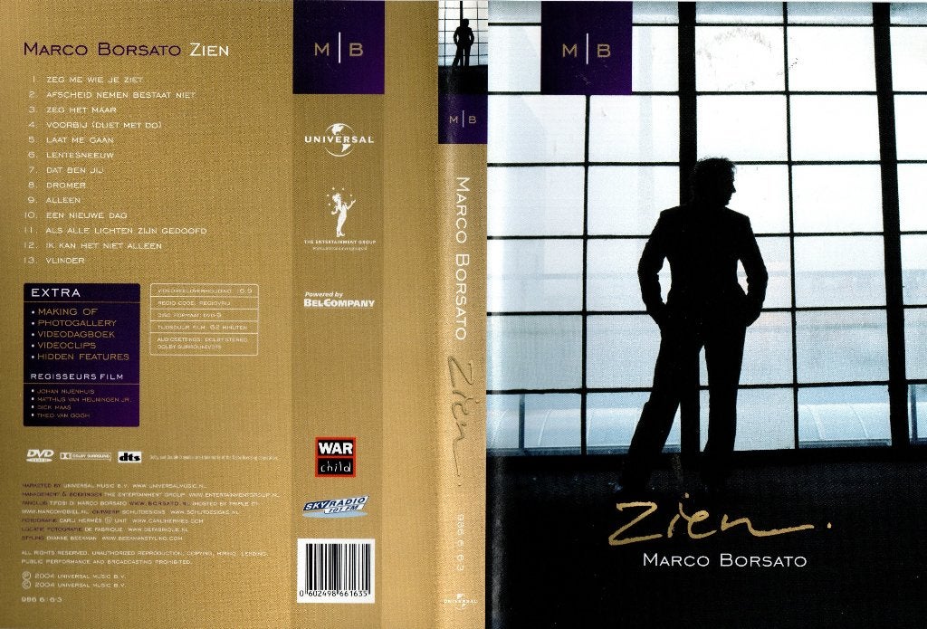 Marco Borsato, Zien, Alle leeftijden, Ophalen of Verzenden, Zo goed als nieuw, Muziek en Concerten