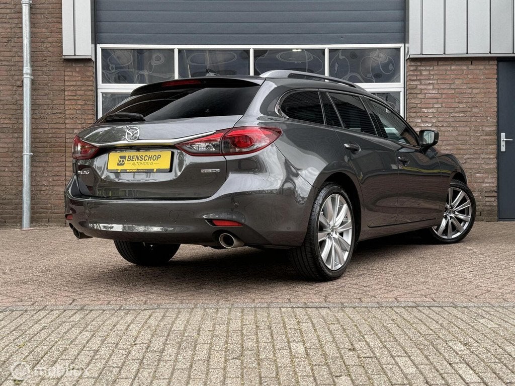 Mazda 6 Sportbreak 2.5 SkyActiv-G 194 Luxury Schuifdak Navi, 4 cilinders, 6 sportbreak, 1451 kg, Leder