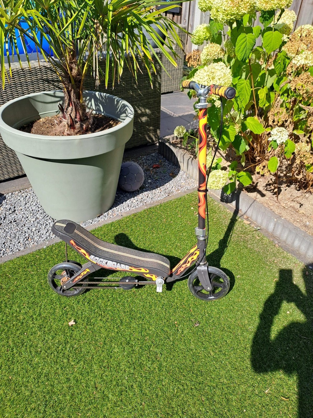 Rockboard step / spacescooter, Ophalen, Zo goed als nieuw, Gewone step, Rockboard