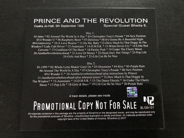 Prince - Osaka Parade 1986 Volume One (Feat. Sheila. E) 2CD, Digipak, Live-album, Nieuw in verpakking, Verzenden