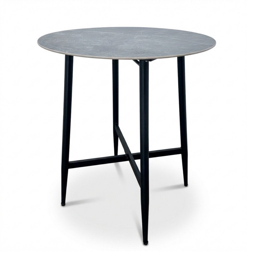 Santos/Douglas dining barset | aluminium + sintered stone, Ophalen, 4 zitplaatsen, Aluminium, Zo goed als nieuw