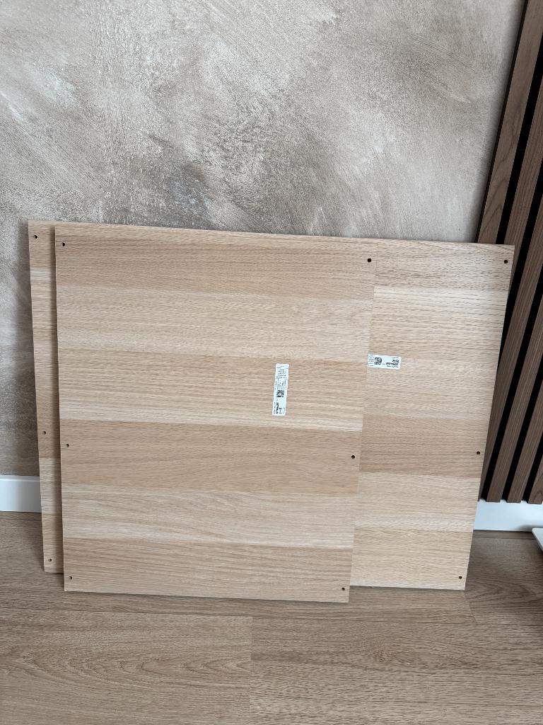 IKEA KOMPLEMENT plank PAX - Wit gelazuurd eiken - 3 stuks, Ophalen, Eikenhout, Nieuw, 50 tot 100 cm