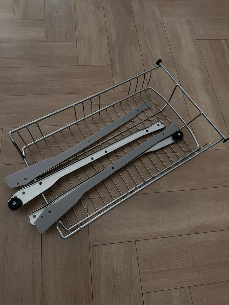 IKEA Utrusta draadmand grijs 40 cm, Ophalen, Overige typen, IKEA, Zo goed als nieuw