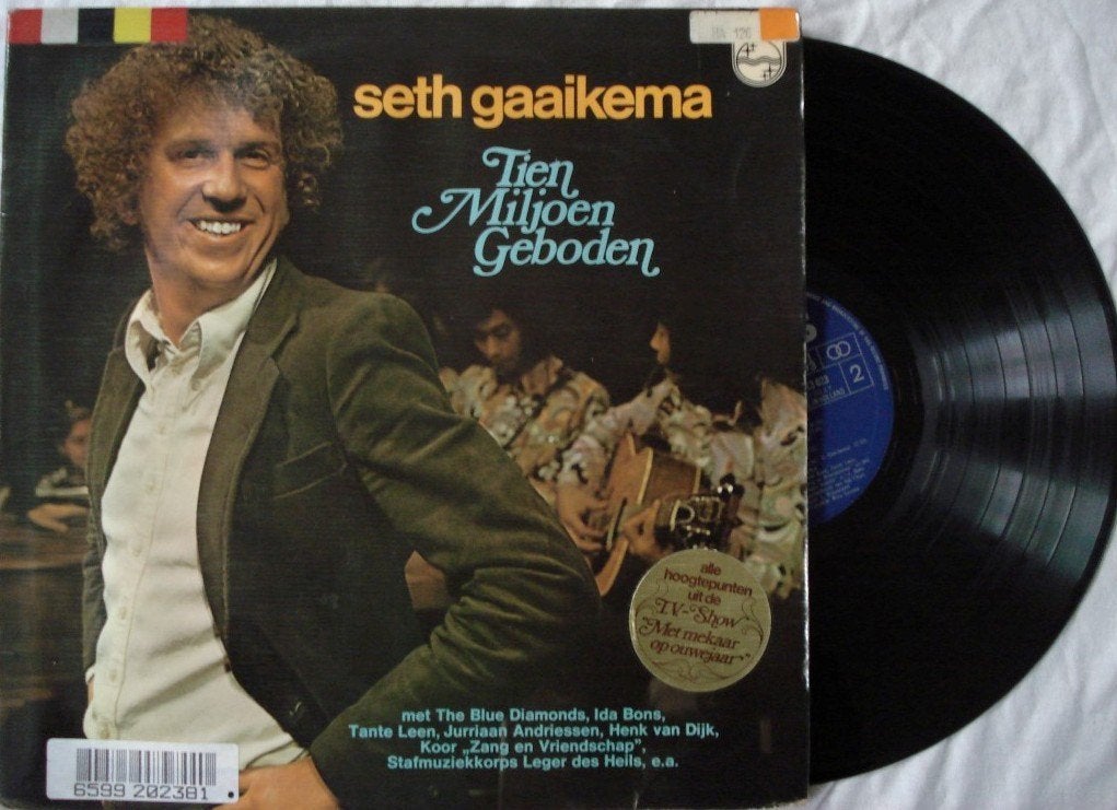 Seth Gaaikema - Tien miljoen geboden, LP, Gebruikt, Overige genres, Ophalen of Verzenden