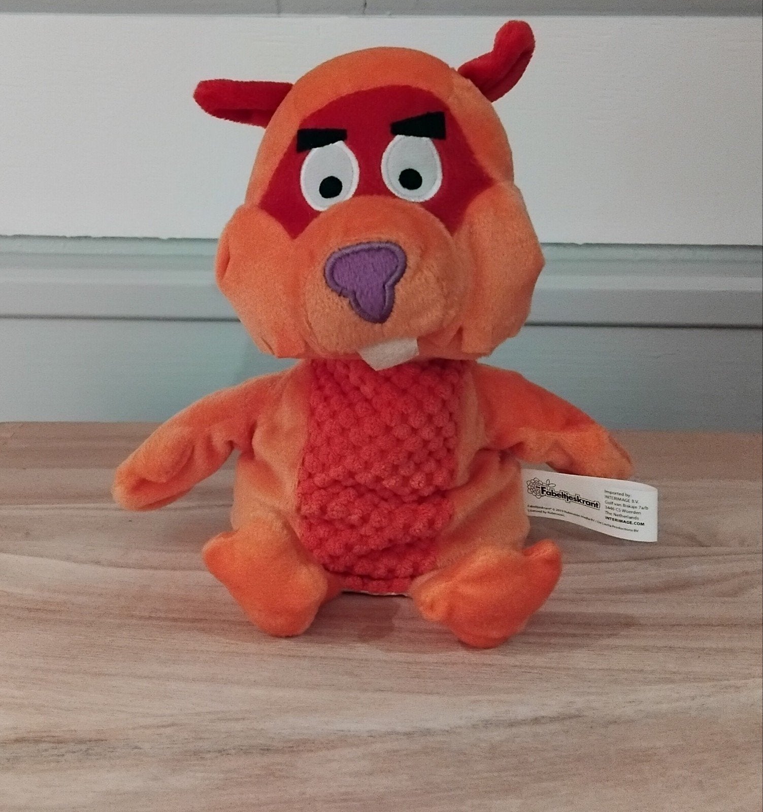 Fabeltjeskrant handpop - Willem Bever z.g.a.n., Oranje, Overige merken, Overige karakters, Overige typen