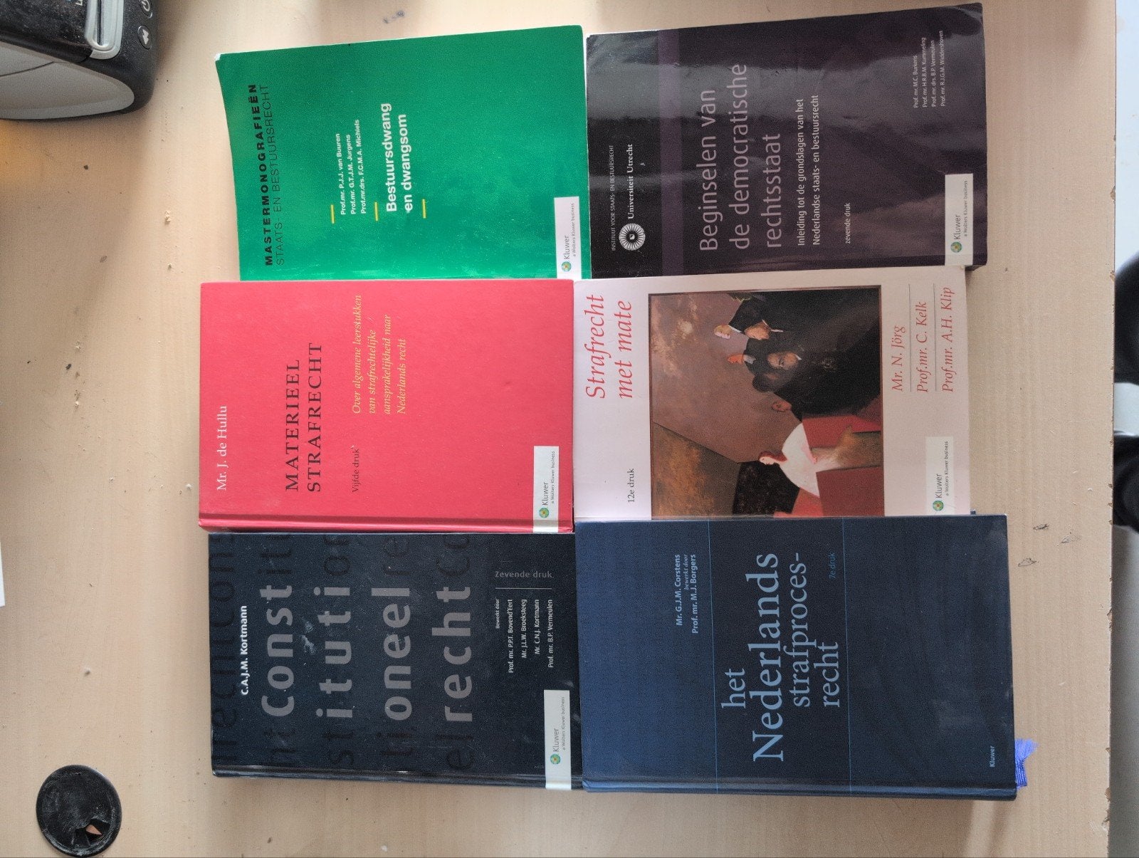 6 Kluwer studieboeken - Rechten (HBO/WO), Ophalen of Verzenden, Gamma, Gelezen, HBO