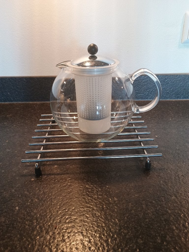 Bodum theepot, Glas, Zilver, Bodum, Zo goed als nieuw