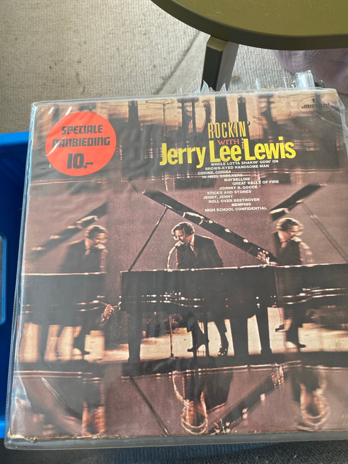 Rockin' with Jerry Lee Lewis LP, LP, Rock, Gebruikt, Ophalen of Verzenden