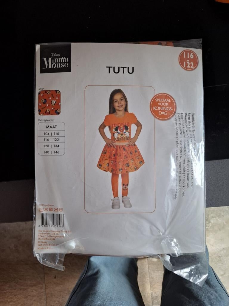 Disney Minnie Mouse Tutu Rok Maat 116/122, Disney, Meisje, Nieuw, Ophalen of Verzenden