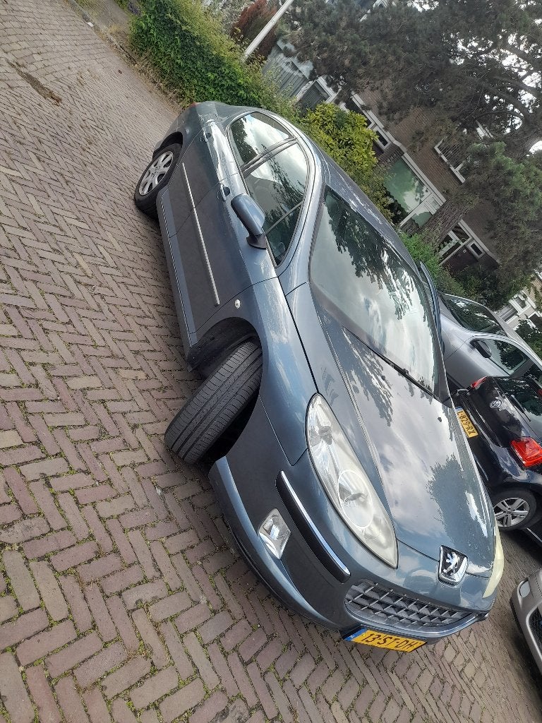 Peugeot 407 2.0 16V AUT 2006 Grijs, Auto's, Stof, 1800 kg, 4 cilinders, Origineel Nederlands
