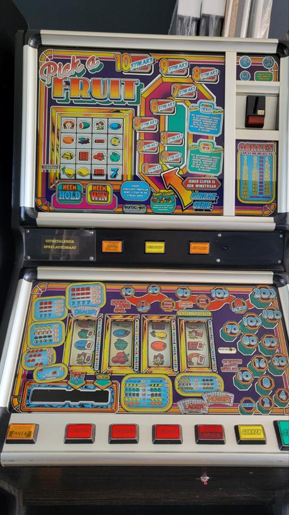 Mooie nette nostalgische pick a fruit 1987, Gulden, Ophalen of Verzenden, Gebruikt, Met sleutels