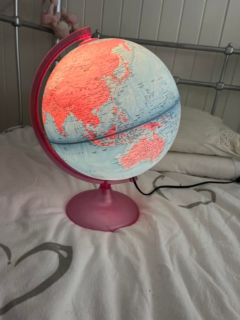 Lichtgevende wereldbol, Ophalen, Zo goed als nieuw