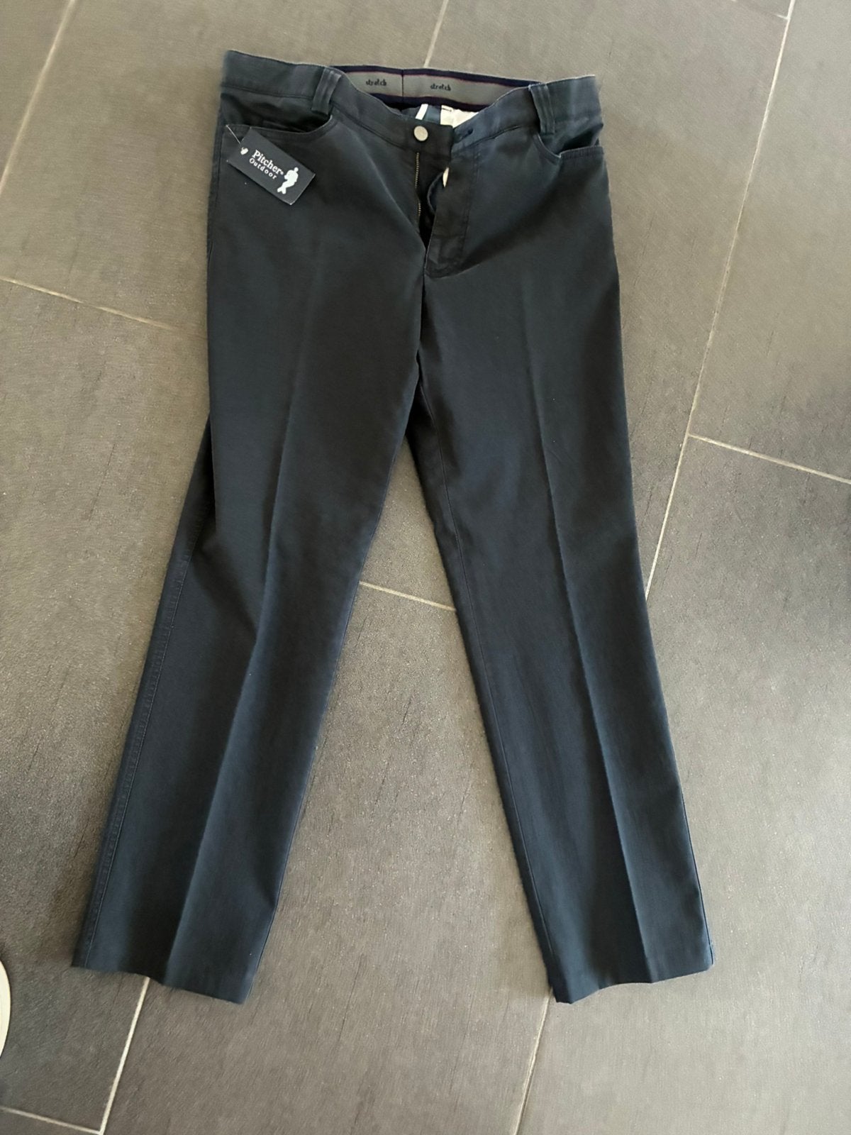 Heren broek pitcher donkerblauw met kaartje maat 52 (36), Kleding | Dames, Blauw, Maat 46/48 (XL) of groter, Ophalen of Verzenden