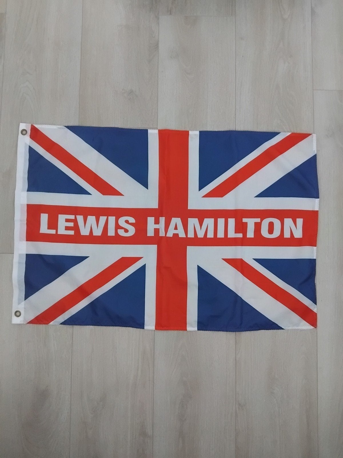 Formule 1 vlag Lewis Hamilton, Ophalen of Verzenden, Zo goed als nieuw