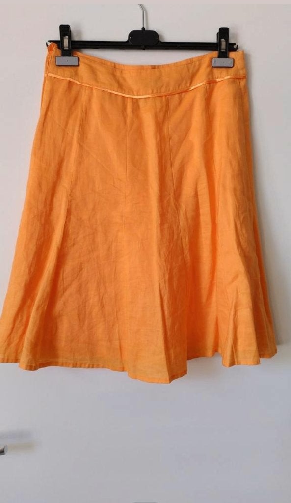 Rok, oranje ramie, mt 38, Kleding | Dames, Maat 38/40 (M), Oranje, Ophalen of Verzenden, Zo goed als nieuw