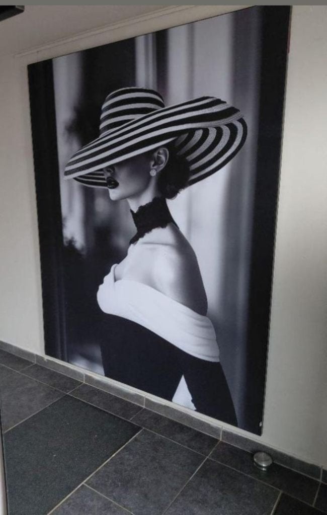 Woman with hat wisseldoek voor ArtFrame 160x200 cm, Nieuw, 125 cm of meer, Ophalen of Verzenden, Schilderij