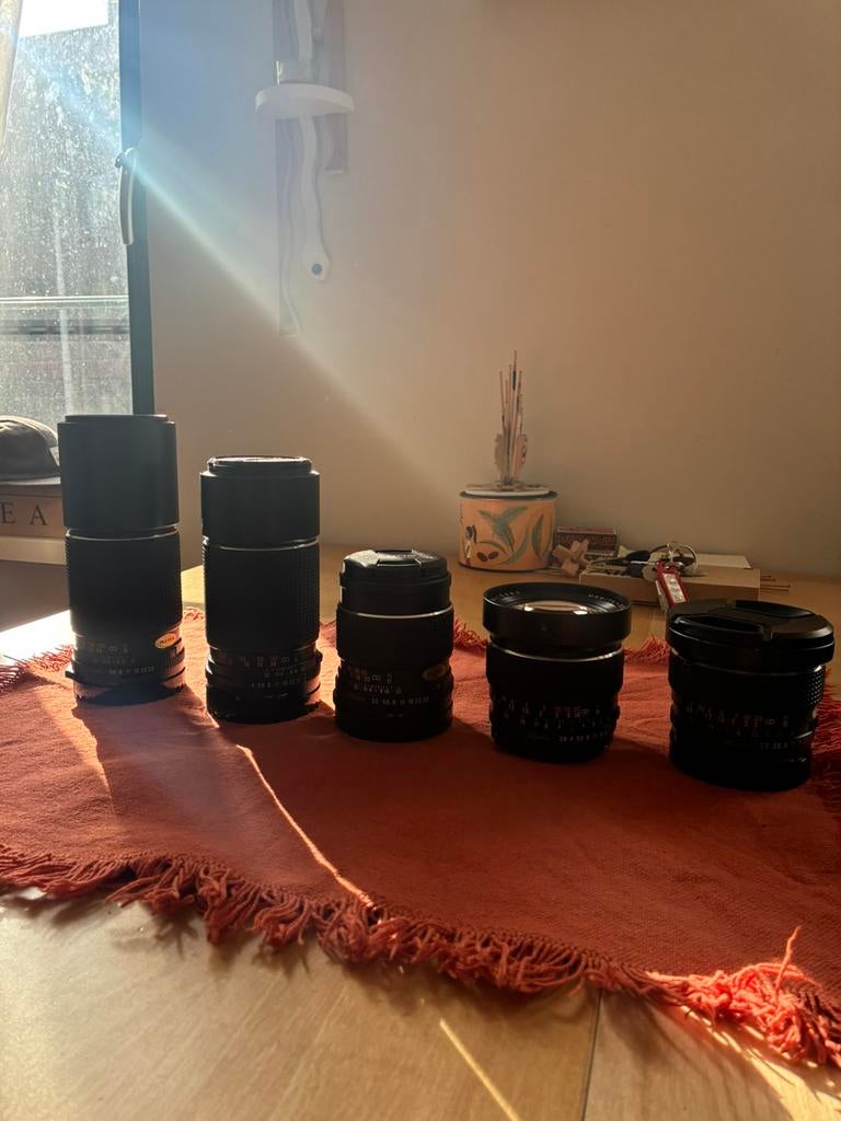 Mamiya Sekor C lenzen | Analoog, Ophalen of Verzenden, Zo goed als nieuw, Telelens