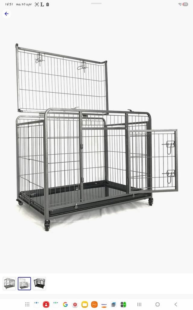 Heavy duty bench 123x75x81 cm, Ophalen