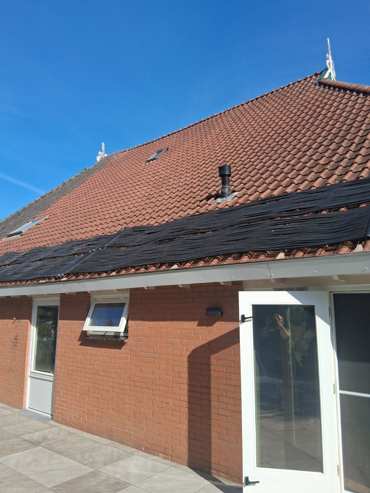 Solar verwarming zwembad 30 kub, Ophalen