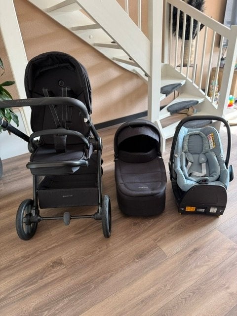 Maxi-Cosi Oxford Plus 3-in-1 kinderwagen + 360 Pro2 + base, Kinderen en Baby's, Kinderwagens en Combinaties, Ophalen, Combiwagen