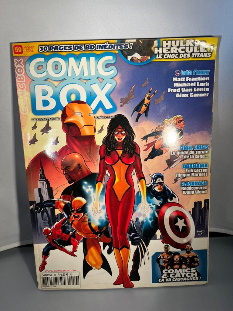Franse stripblad Comic Box, specifiek nummer 59 (franstalig), Eén comic, Ophalen of Verzenden, Nieuw, Amerika