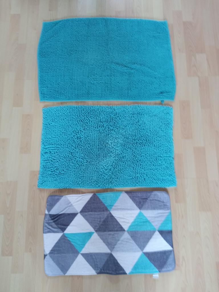 Drie badmatten, Ophalen of Verzenden, Gebruikt