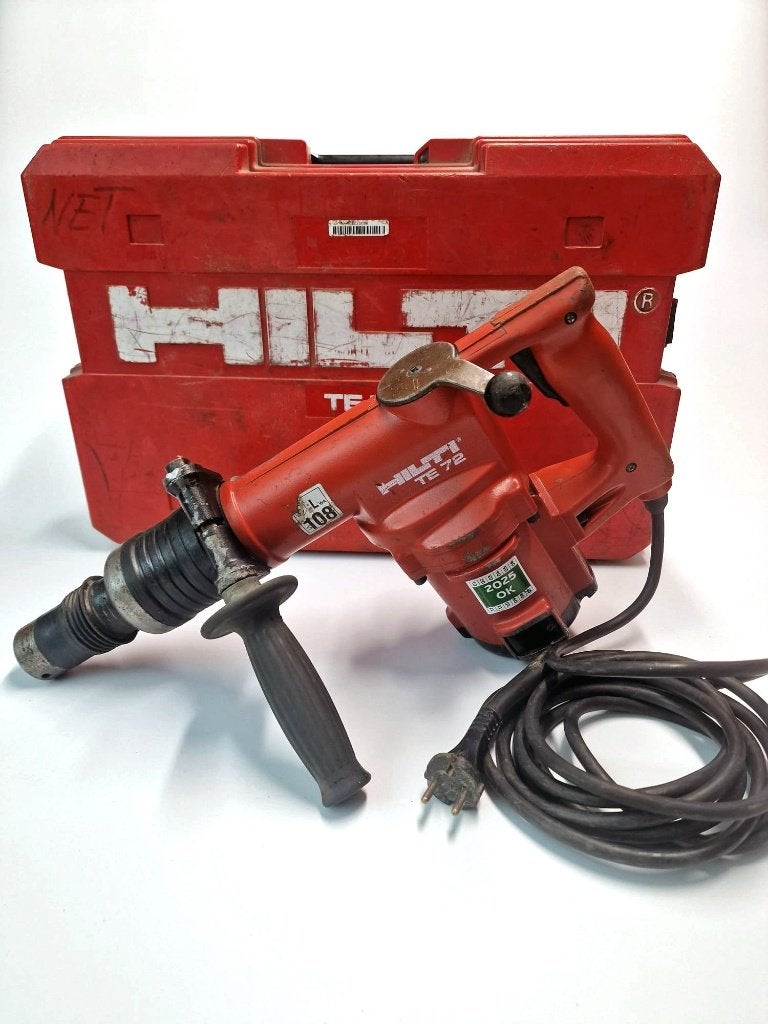 Hilti boorhamer TE72, Boor- en/of Breekhamer, Ophalen of Verzenden, Klopboormechanisme, Gebruikt