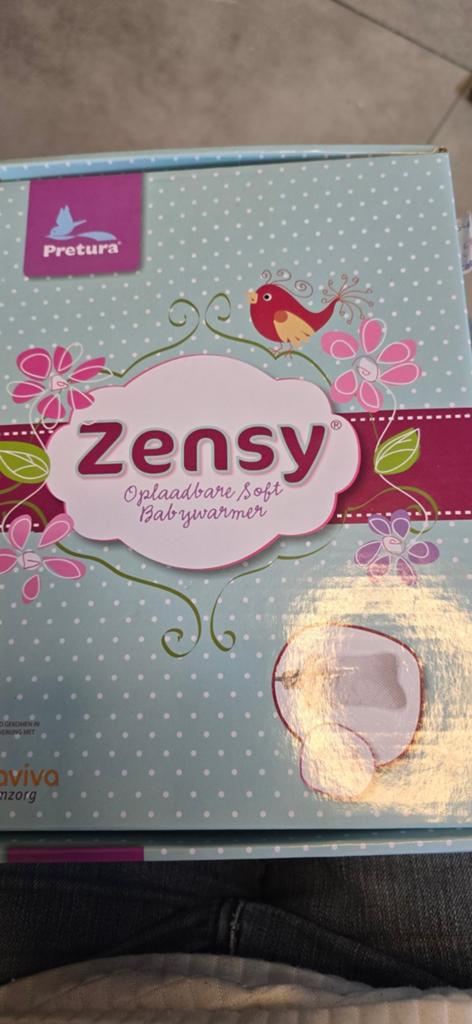 Zensy Oplaadbare Soft Babywarmer - Zilver, Ophalen, Gebruikt