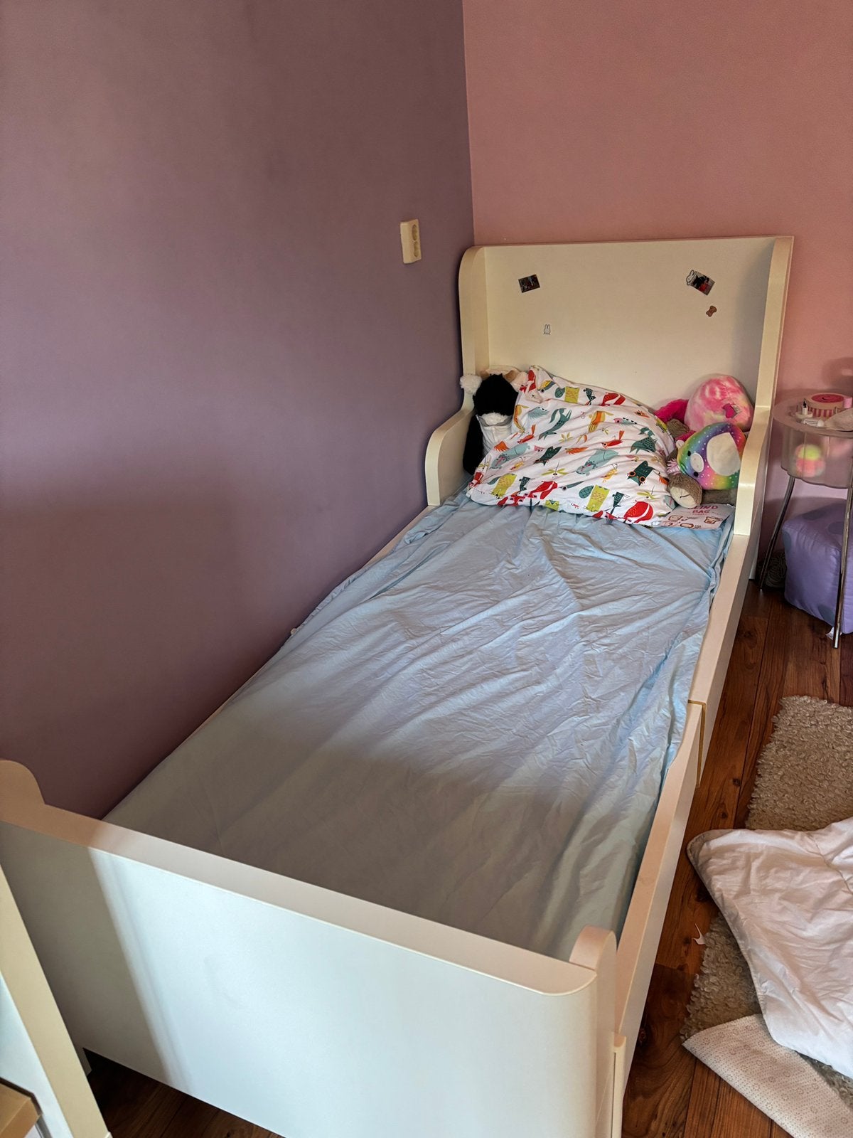 Busunge Ikea kast en meegroeibed bed, Ophalen, Gebruikt, Eenpersoons