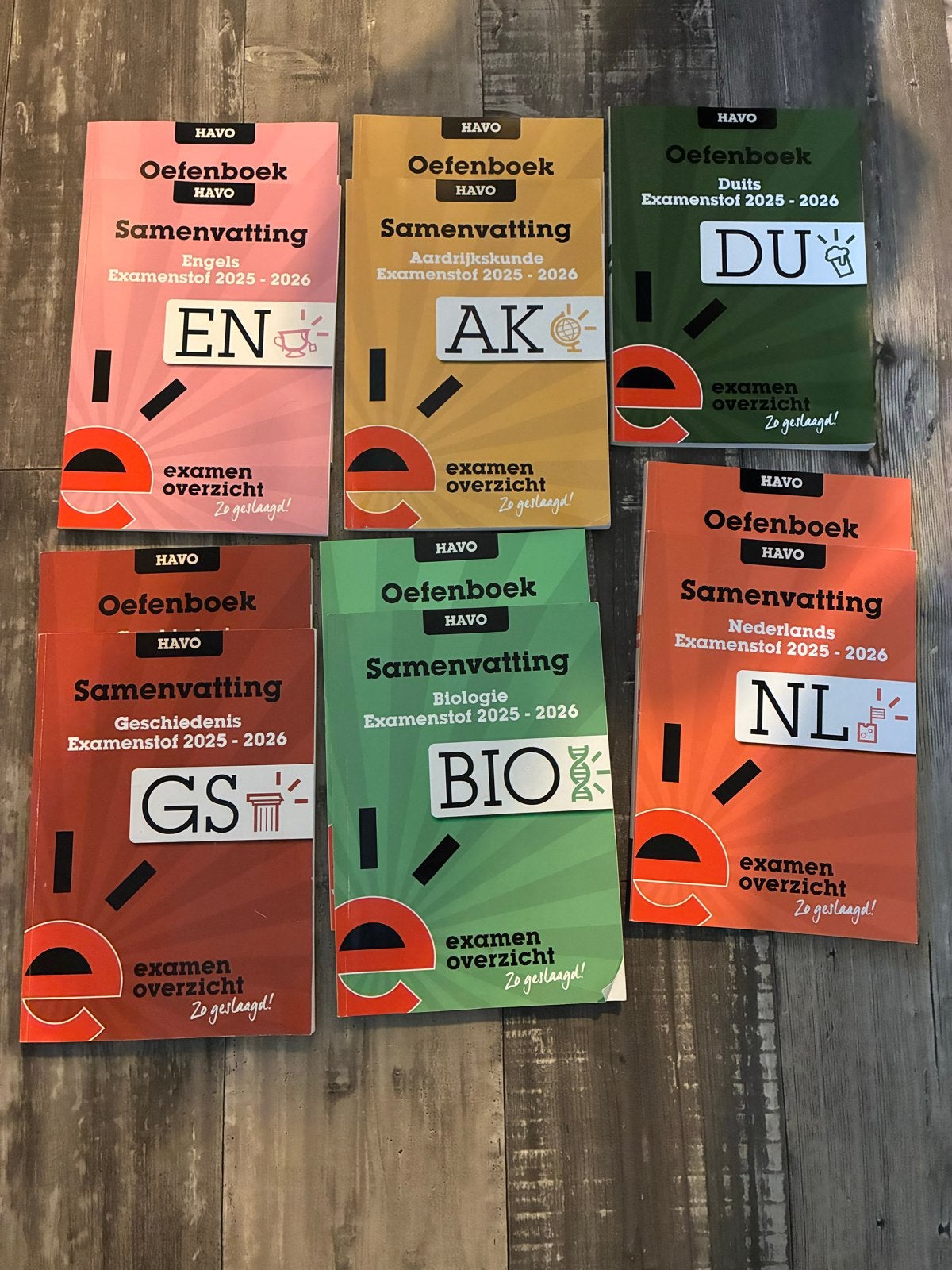 HAVO Oefenboeken Samenvatting Examenstof 2025-2026 (6 stuks), Ophalen of Verzenden, Zo goed als nieuw, HAVO, Engels
