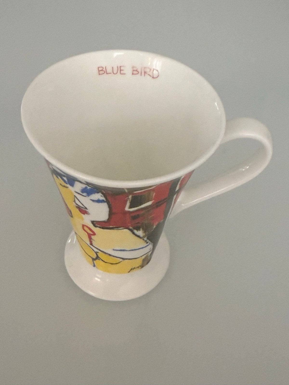 Mok 'Blue Bird' - Fine Bone China - Art Collection, Overige typen, Ophalen of Verzenden, Zo goed als nieuw, Steen/keramiek