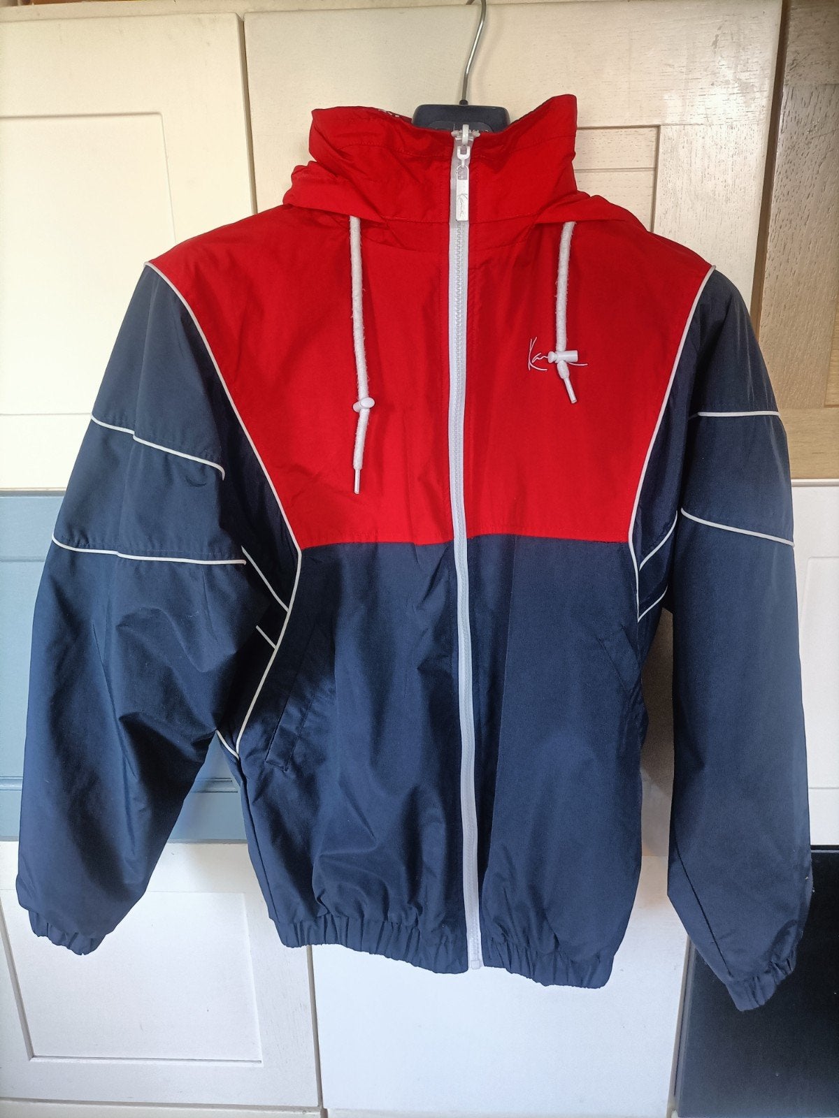 Karl Kani Reversible Windbreaker Jas Maat S, Ophalen of Verzenden