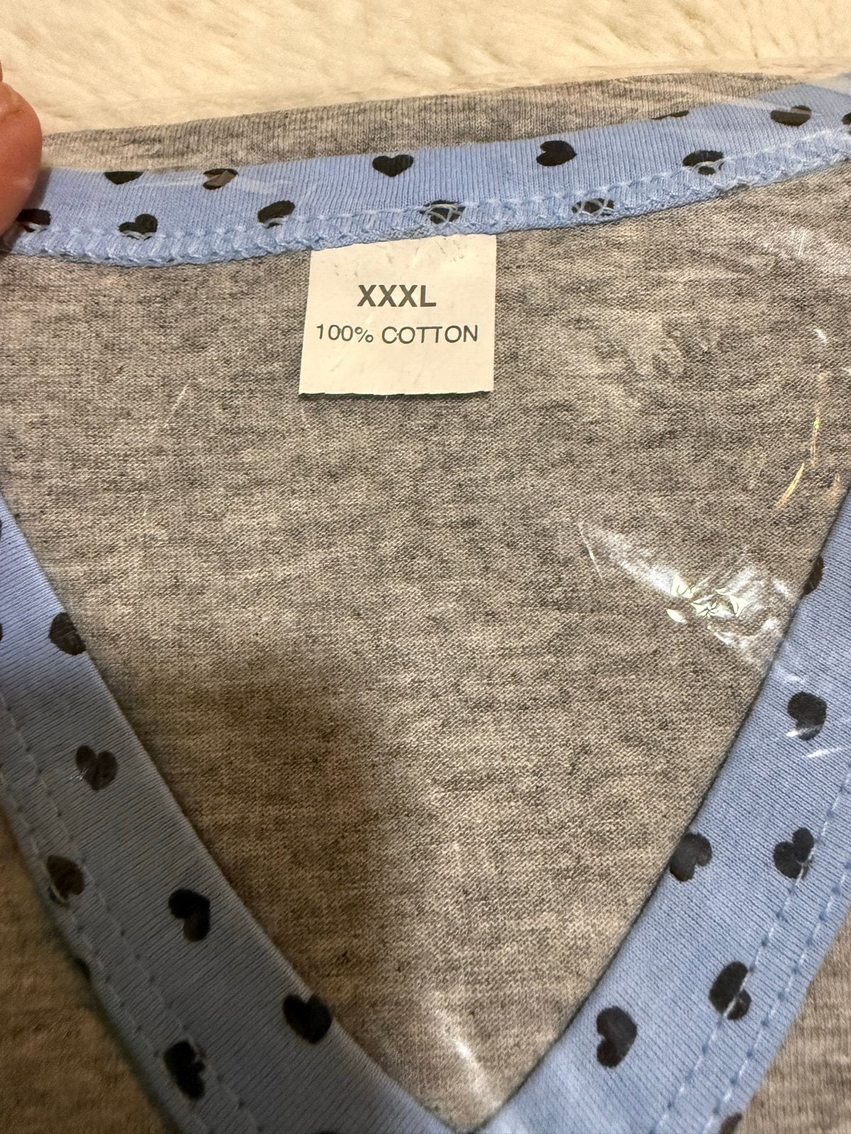 Nieuwe pyjama XXXL met berenprint en hartjes, Kleding | Dames, Ophalen of Verzenden, Nieuw, Maat 46/48 (XL) of groter