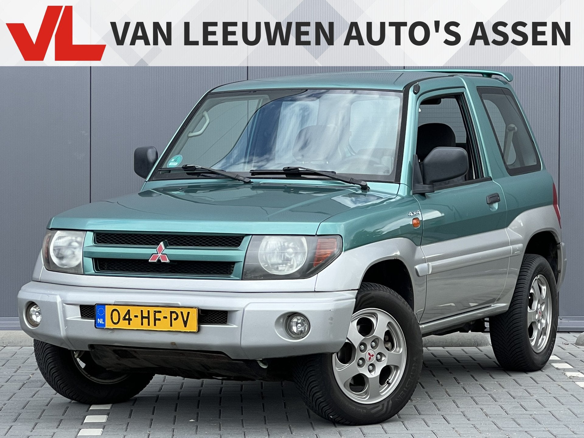 Mitsubishi Pajero Pinin 1.8 GDI Venice | Trekhaak | Airco, Auto's, Oldtimers, Stof, Zwart, 1834 cc, Bedrijf